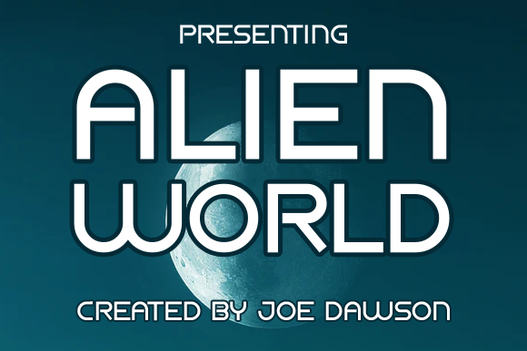 Alien World Font - Featured Image