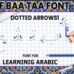 Alif Baa Taa Dotted Arrows One Font - Featured Image