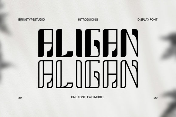 Aligan Font - Featured Image