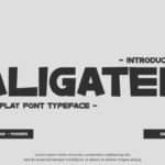 Aligater Font - Featured Image