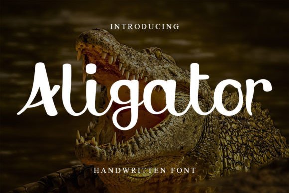 Aligator Font - Featured Image