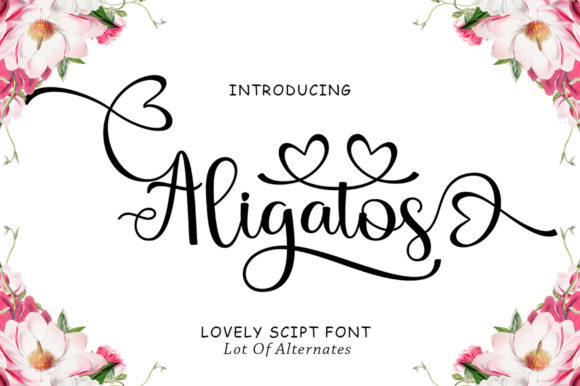 Aligatos Font - Featured Image