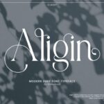 Aligin Font - Featured Image