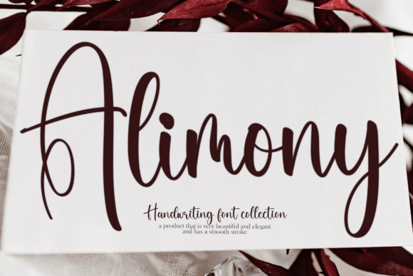Alimony Font - Featured Image