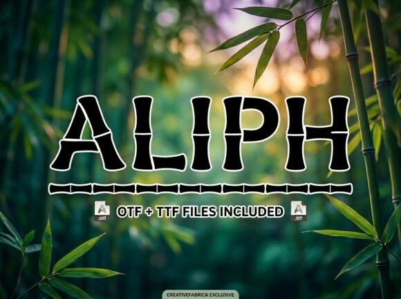 Aliph Font - Featured Image