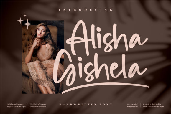 Alisha Gishela Font - Featured Image