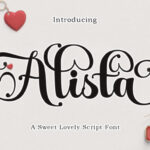 Alista Script Font - Featured Image