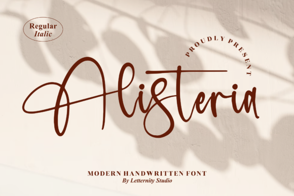 Alisteria Font - Featured Image
