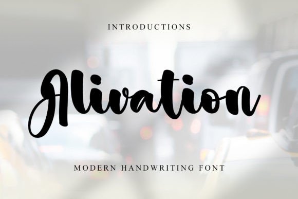 Alivation Font - Featured Image