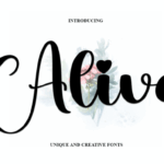 Alive Font - Featured Image