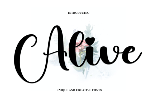 Alive Font - Featured Image