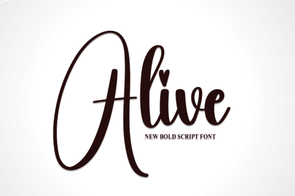 Alive Font - Featured Image
