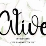 Alive Font - Featured Image
