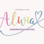Alivia Font - Featured Image