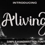 Aliving Font - Featured Image