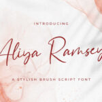 Aliya Ramsey Font - Featured Image