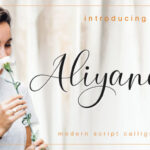 Aliyana Script Font - Featured Image