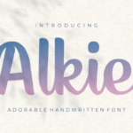 Alkie Font - Featured Image