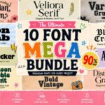 All-in-one Mega Bundle Font - Featured Image