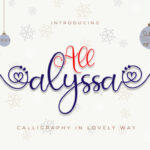 All Alyssa Font - Featured Image