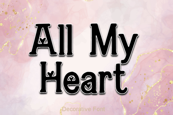All My Heart Font - Featured Image