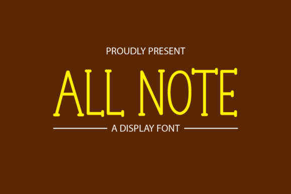 All Note Font - Featured Image