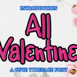 All Valentine Font - Featured Image