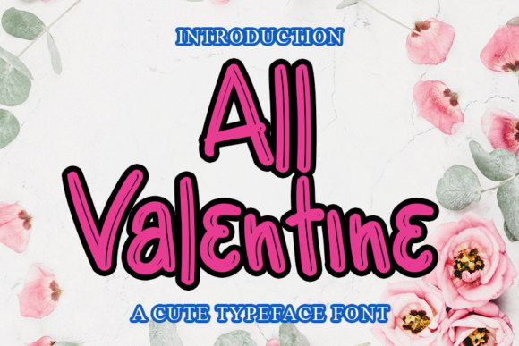 All Valentine Font - Featured Image