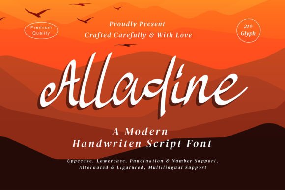 Alladine Font - Featured Image
