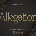 Allegation Font - Featured Image