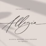 Allegia Font - Featured Image
