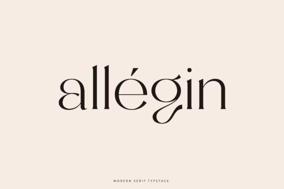 Allegin Font - Featured Image