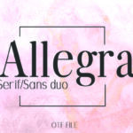 Allegra Font - Featured Image
