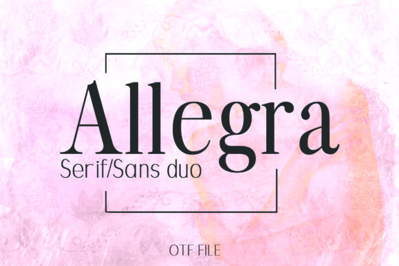 Allegra Font - Featured Image