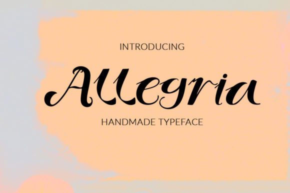 Allegria Font - Featured Image