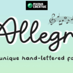 Allegro Font - Featured Image