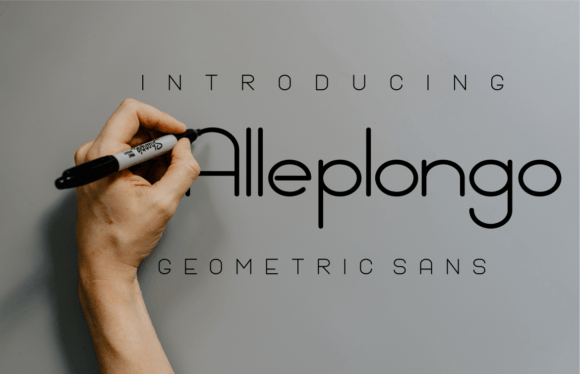 Alleplongo Font - Featured Image