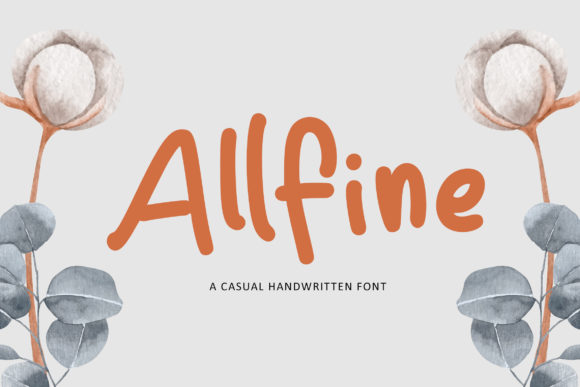 Allfine Font - Featured Image
