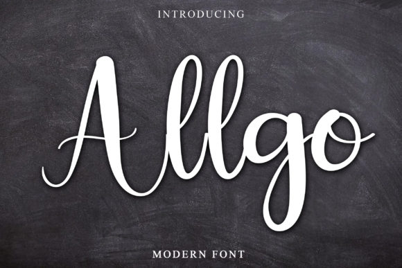 Allgo Font - Featured Image