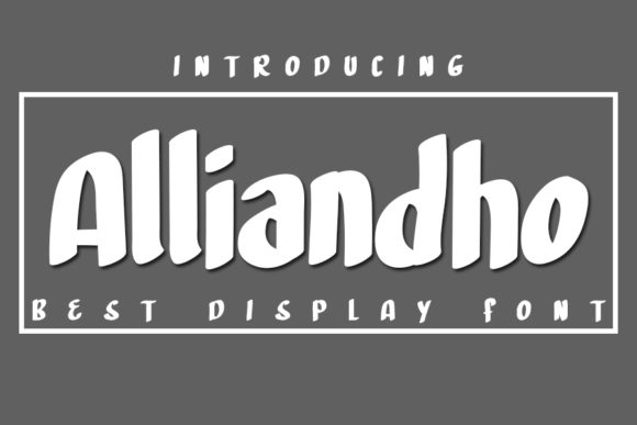 Alliandho Font - Featured Image