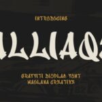 Alliaqz Font - Featured Image