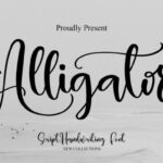 Alligator Font - Featured Image