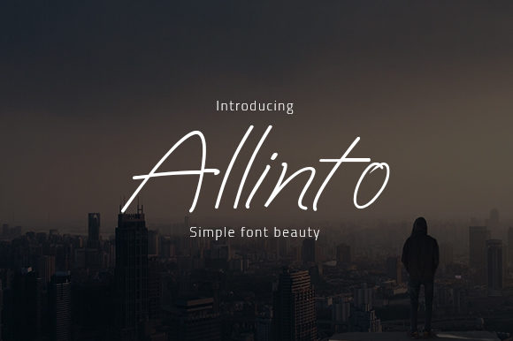 Allinto Font - Featured Image