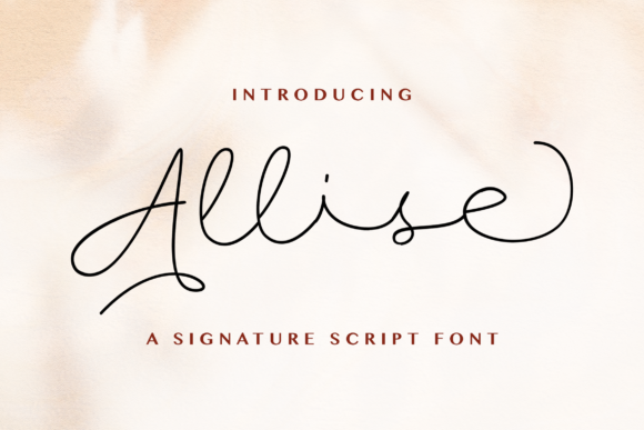 Allise Font - Featured Image