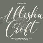 Allisha Croft Font - Featured Image
