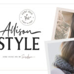 Allison Style Duo Font - Featured Image