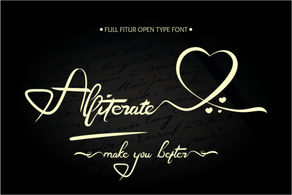 Alliterate Font - Featured Image