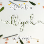 Alliyah Font - Featured Image