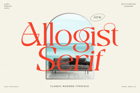 Allogist Font - Featured Image