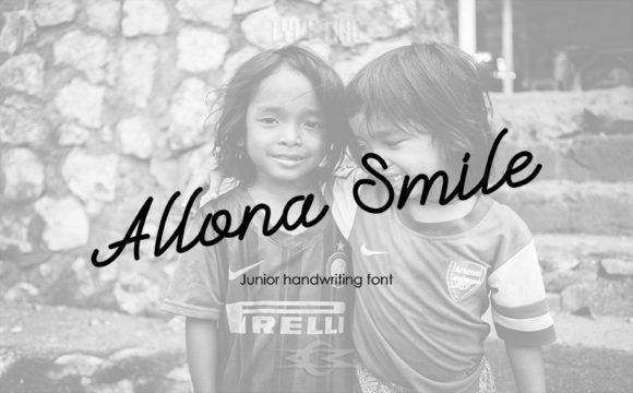 Allona Smile Font - Featured Image